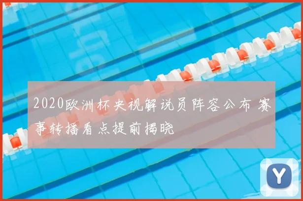 2020欧洲杯央视解说员阵容公布 赛事转播看点提前揭晓